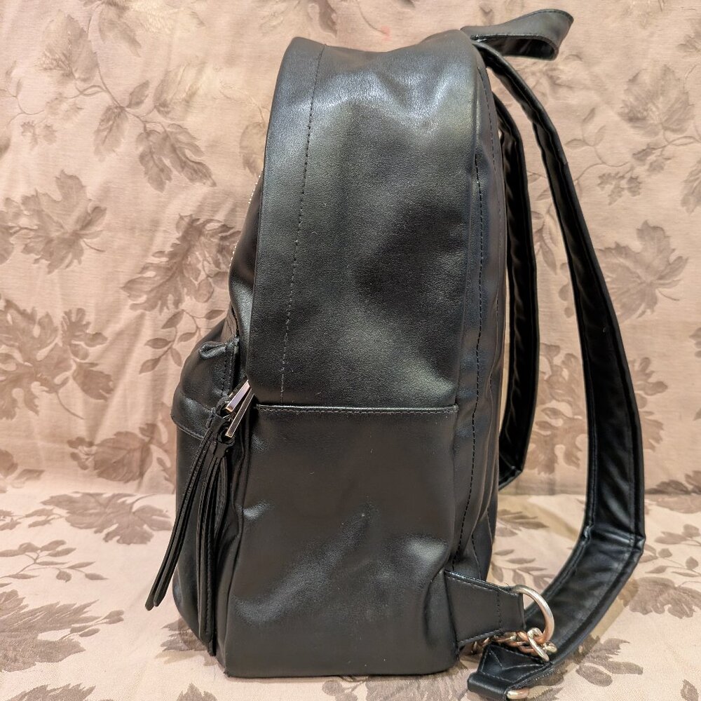 Victoria's Secret Black Glam Rock City Backpack, Used! - Picture 3 of 15